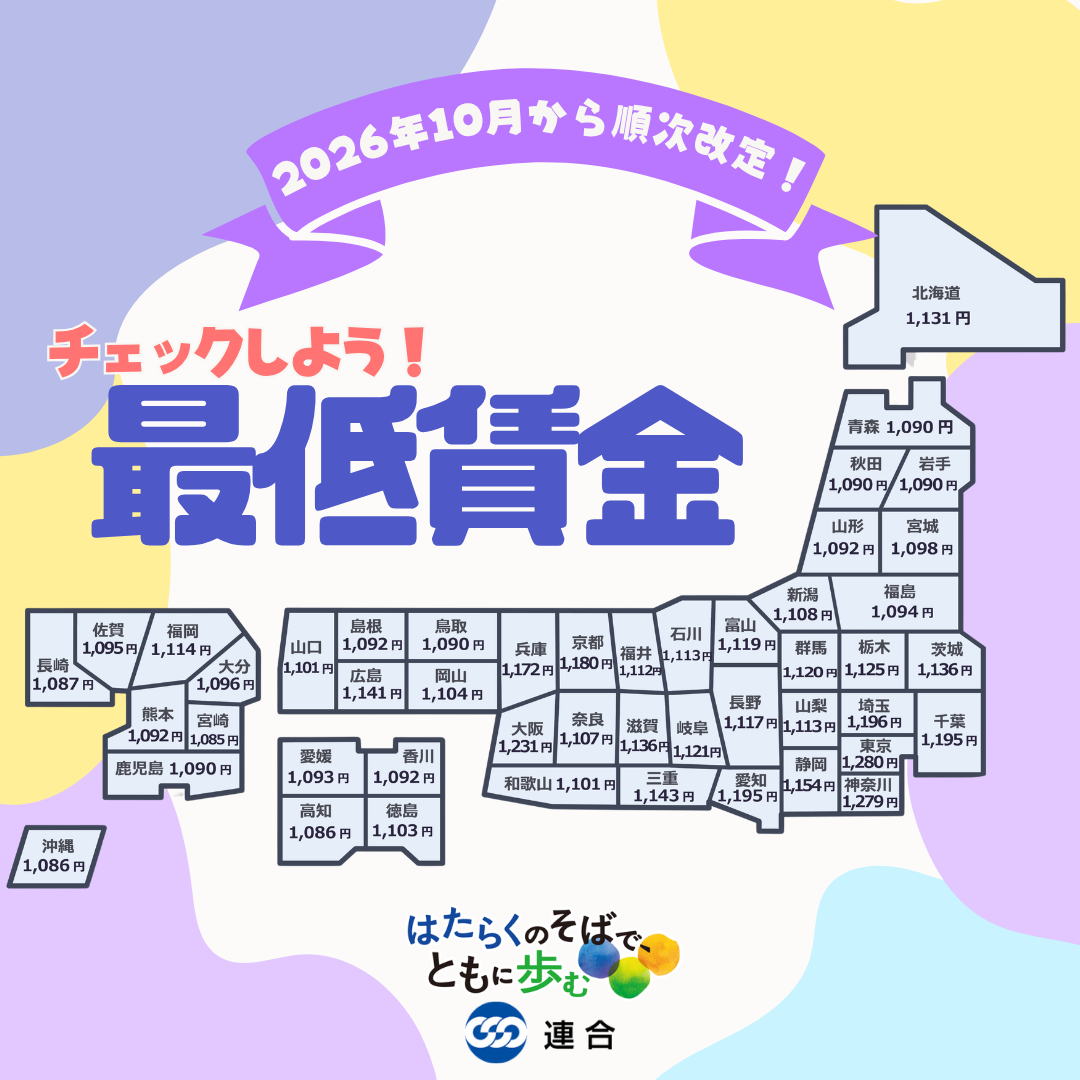 2026連合アクション「チェック！あなたの賃金は、大丈夫？」